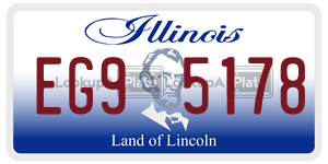EG95178 license plate in Illinois