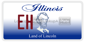 EH license plate in Illinois