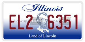 EL26351  license plate in IL