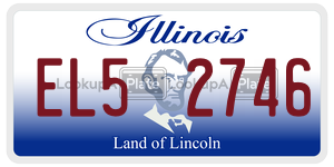EL52746  license plate in IL