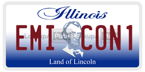 EMICON1 license plate in Illinois
