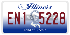 EN15228  license plate in IL