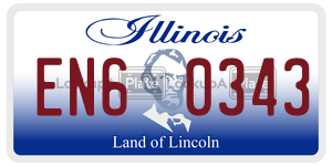 EN60343 license plate in Illinois