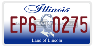 EP60275  license plate in IL