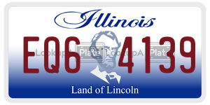 EQ64139  license plate in IL