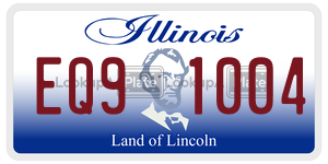 EQ91004  license plate in IL