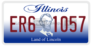 ER61057  license plate in IL