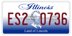 ES20736  license plate in IL