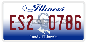 ES20786  license plate in IL
