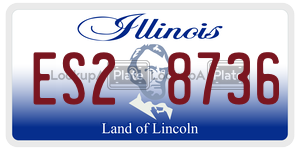 ES28736  license plate in IL