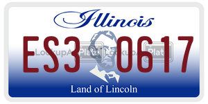 ES30617 license plate in Illinois