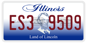 ES39509  license plate in IL