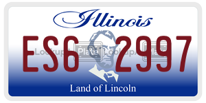 ES62997  license plate in IL