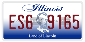 ES69165  license plate in IL