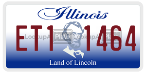 ET11464 license plate in Illinois