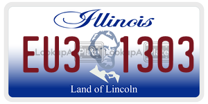 EU31303  license plate in IL