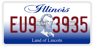 EU93935  license plate in IL
