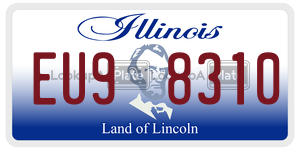 EU98310  license plate in IL