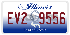 EV29556  license plate in IL