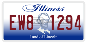 EW81294  license plate in IL