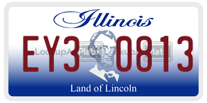 EY30813  license plate in IL