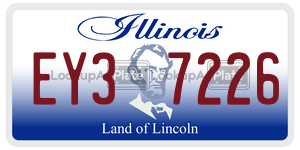 EY37226  license plate in IL