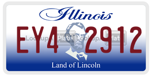 EY42912  license plate in IL