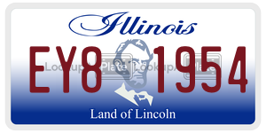 EY81954  license plate in IL