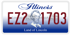 EZ21703  license plate in IL