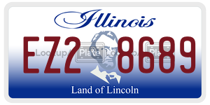 EZ28689  license plate in IL