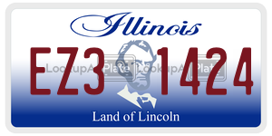 EZ31424 license plate in Illinois