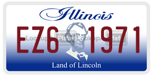 EZ61971  license plate in IL