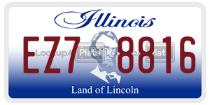 EZ78816  license plate in IL