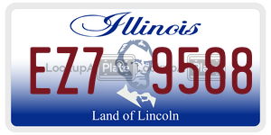 EZ79588  license plate in IL