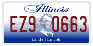 EZ90663 license plate in Illinois