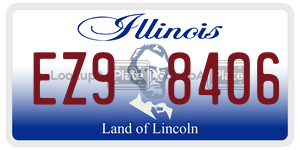 EZ98406 license plate in Illinois