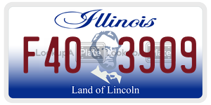 F403909 license plate in Illinois