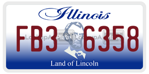 FB36358  license plate in IL