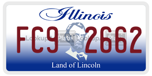 FC92662 license plate in Illinois