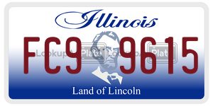 FC99615  license plate in IL