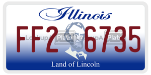 FF26735  license plate in IL
