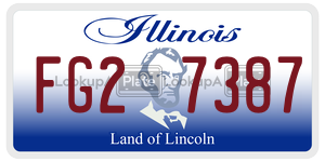 FG27387  license plate in IL
