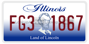 FG31867 license plate in Illinois