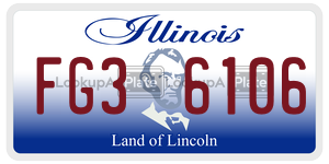 FG36106  license plate in IL