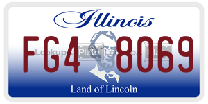 FG48069  license plate in IL