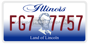FG77757  license plate in IL