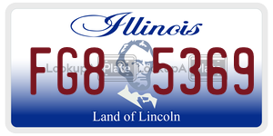 FG85369  license plate in IL