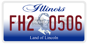 FH20506  license plate in IL