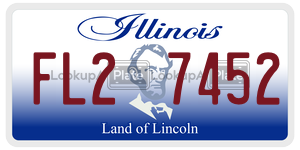 FL27452  license plate in IL