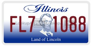 FL71088 license plate in Illinois